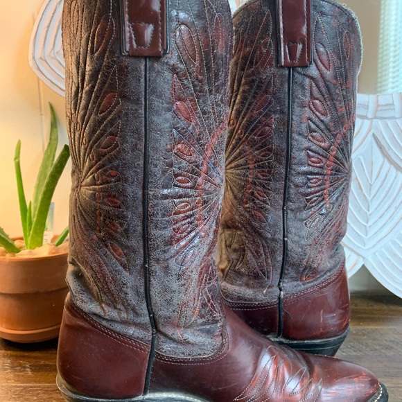 Vintage Men’s/Women’s cowboy boots 👢🦚 - Picture 4 of 16